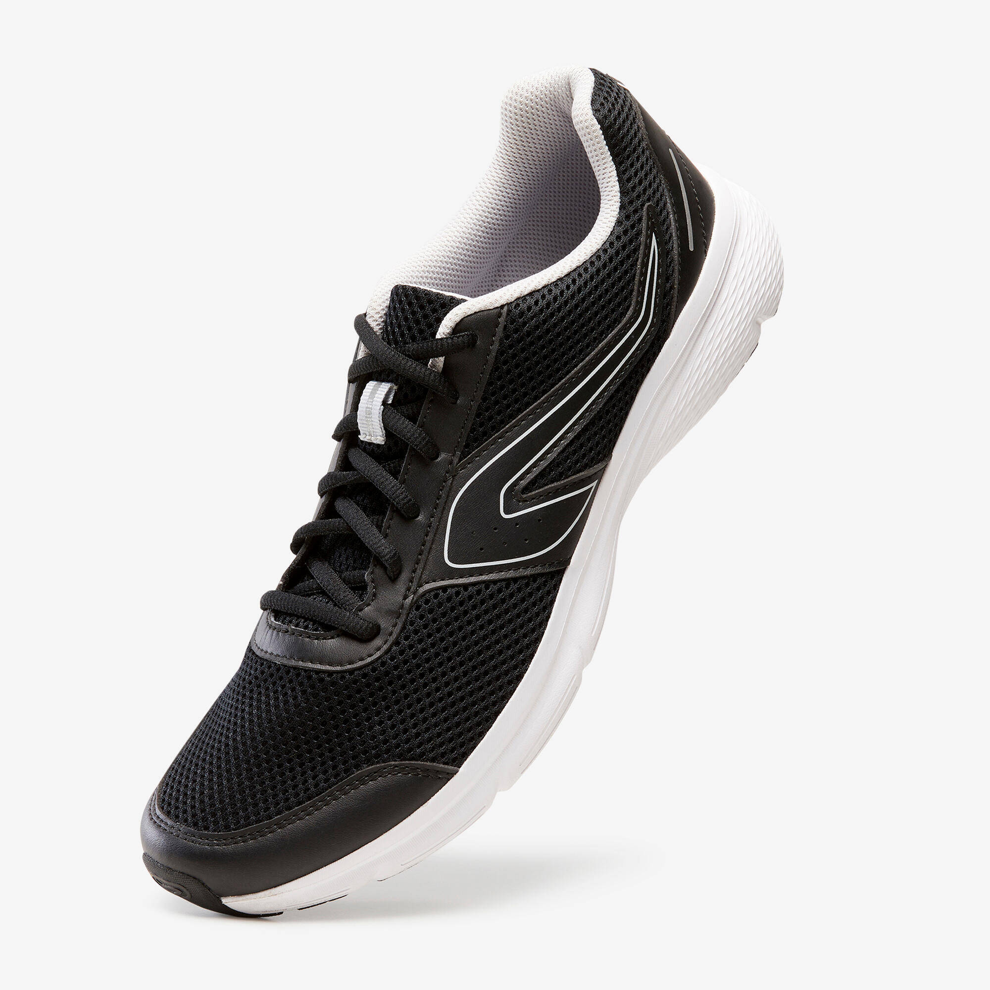 Men Running Shoes Daily with Cushioning, Comfort Fit, Run Comfort - Black -  4