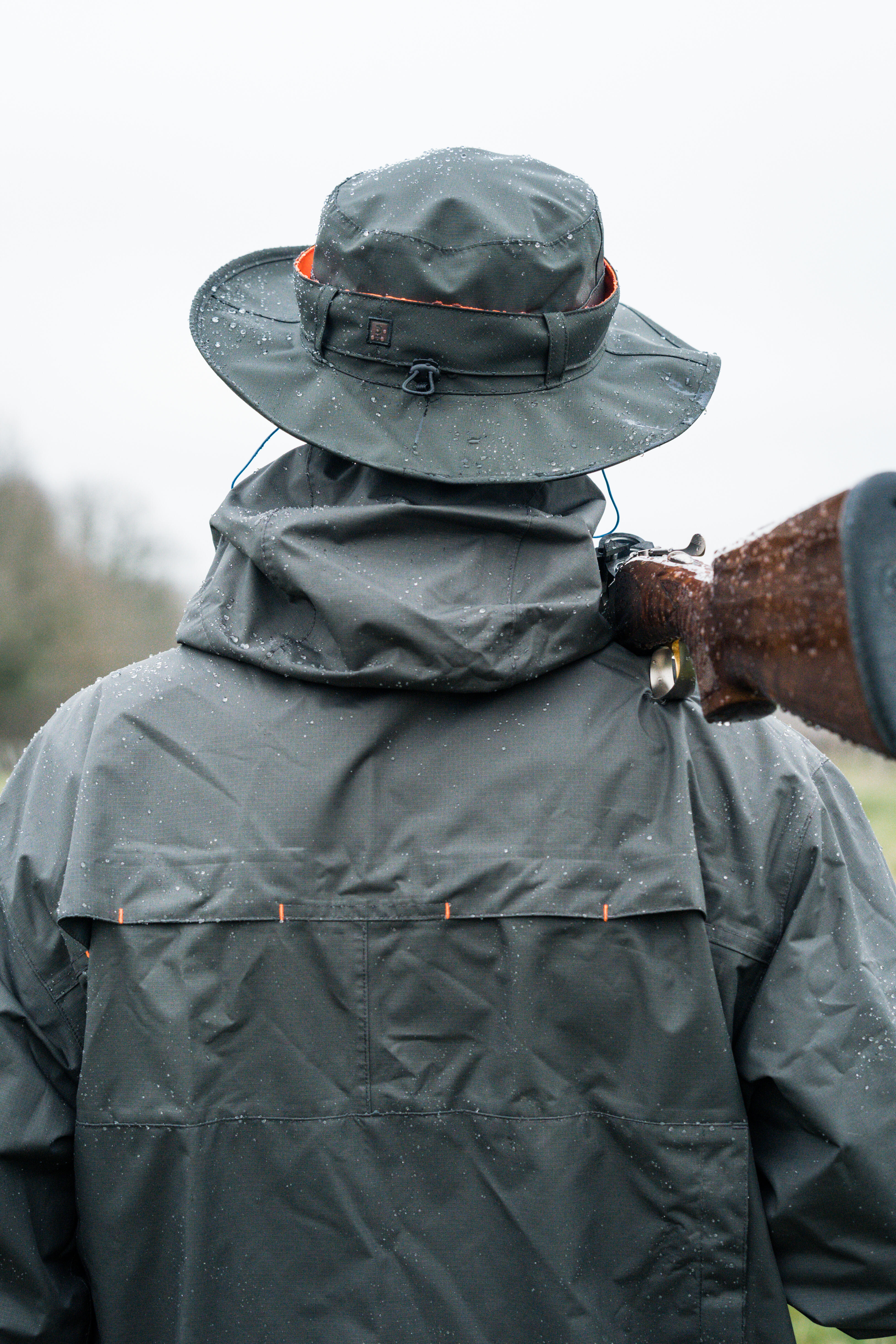 Waterproof Hunting Bucket Hat - SG 520 Durable Green - SOLOGNAC