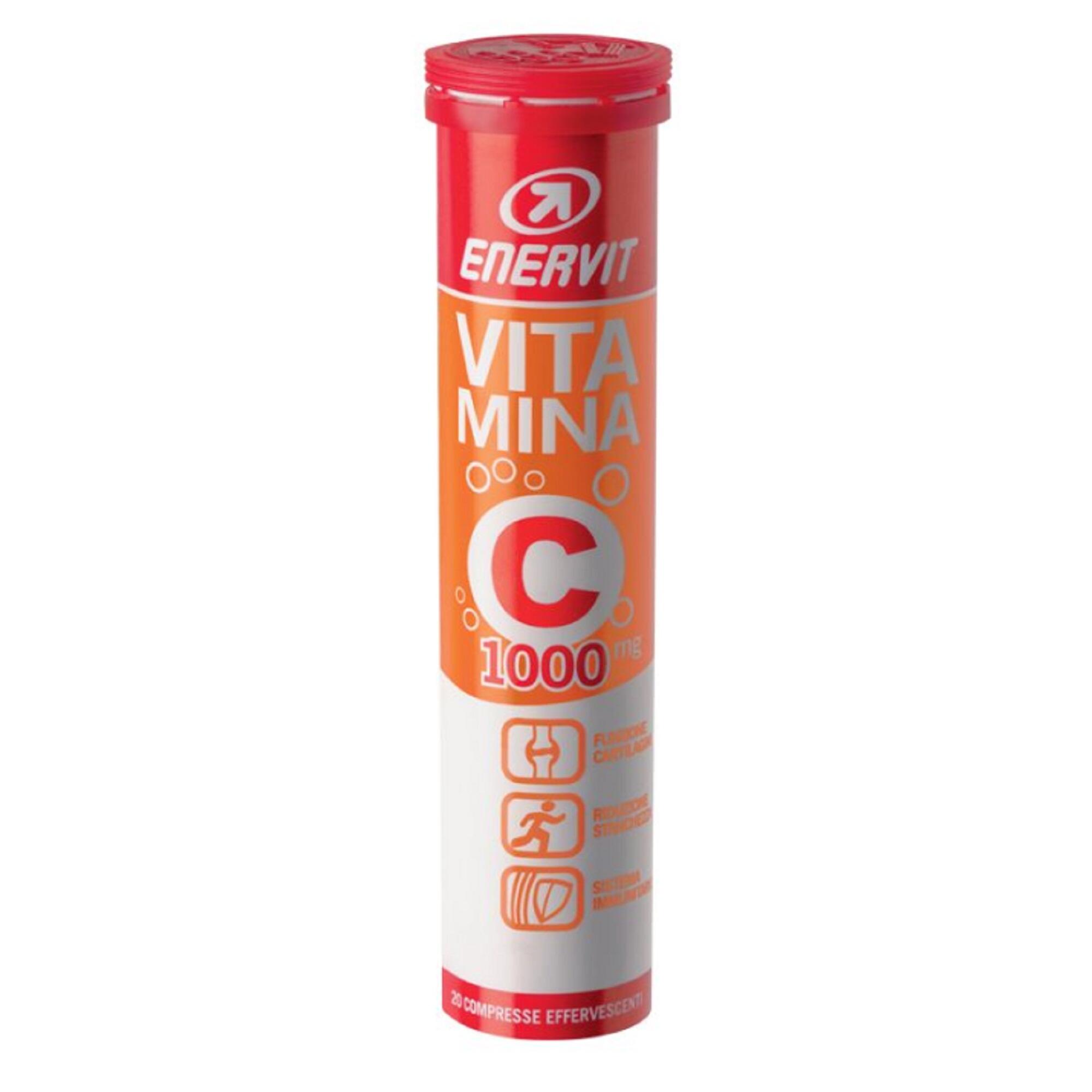 ENERVIT Vitamina C Enervit 1000mg in compresse effervescenti Gusto Agrumi 20 compresse