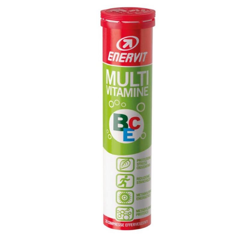 Multivitaminico Enervit BCE in compresse effervescenti Gusto Agrumi 20 compresse