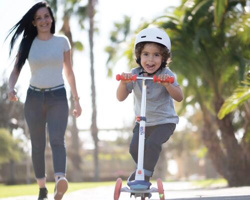 Trottinette 3 roues pour enfant B1 500 - Bleu/Orange