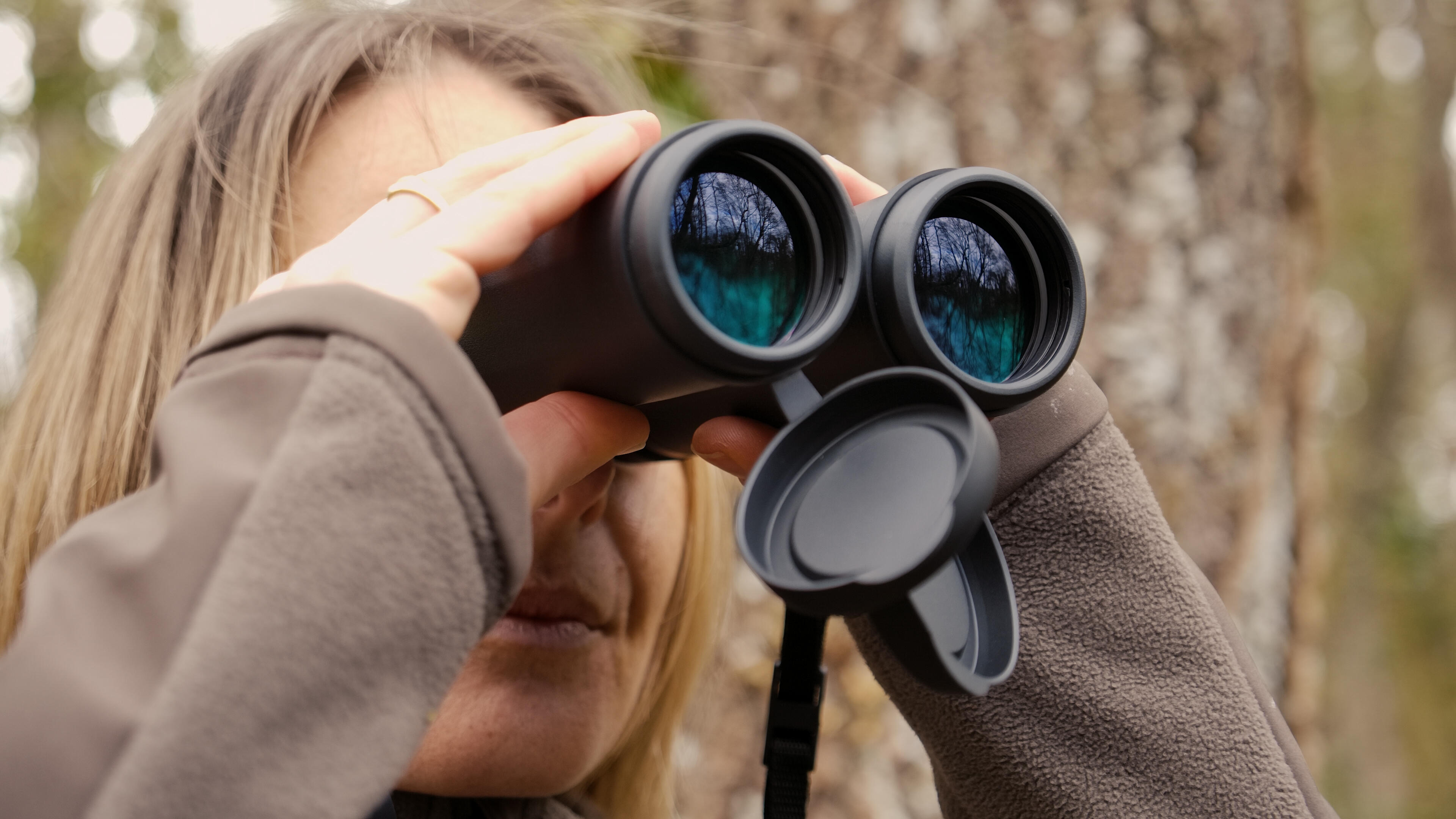 100 Hunting Binoculars - SOLOGNAC
