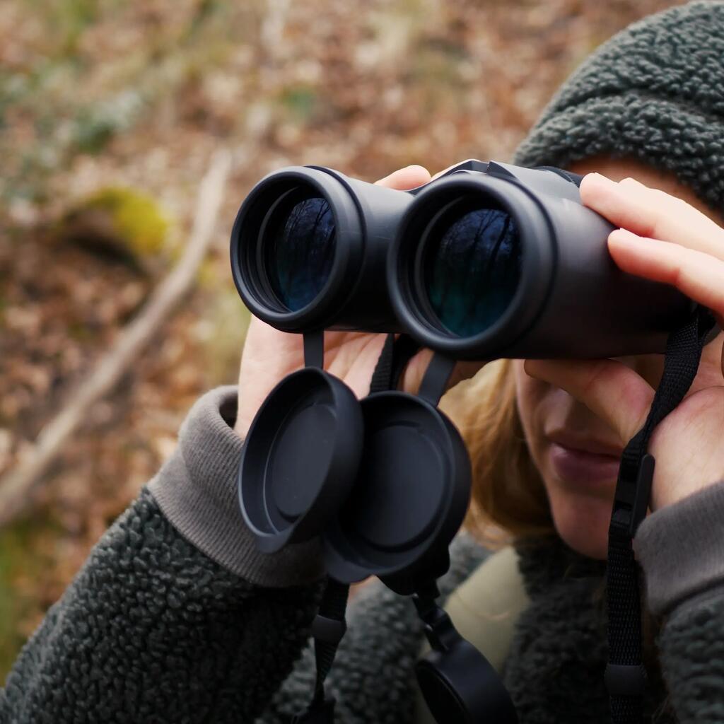 Waterproof hunting binoculars 100 10x42 - black