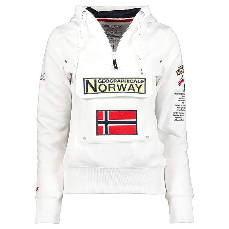 Sudadera de motnaña trekking con capucha Mujer Norway Gymclass | Decathlon