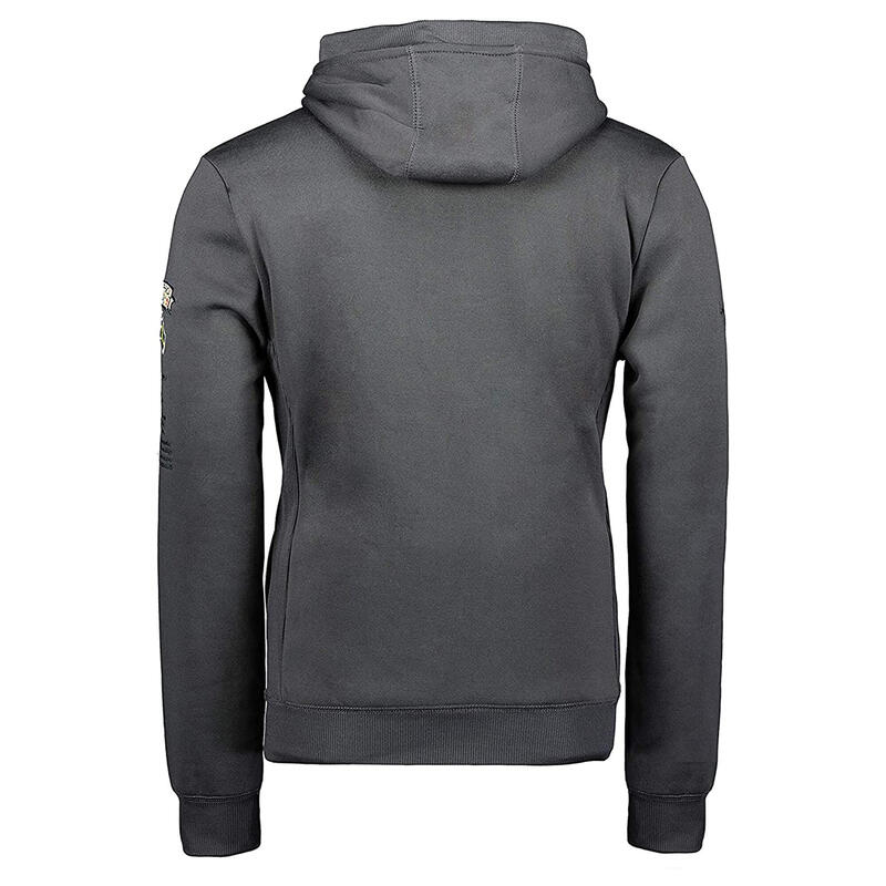 Sudadera Norway Niños Montaña y Trekking Gymclass Gris Capucha