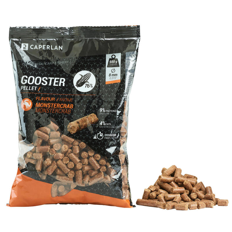 Pellet carpfishing GOOSTER 8mm monstercrab 0,65kg