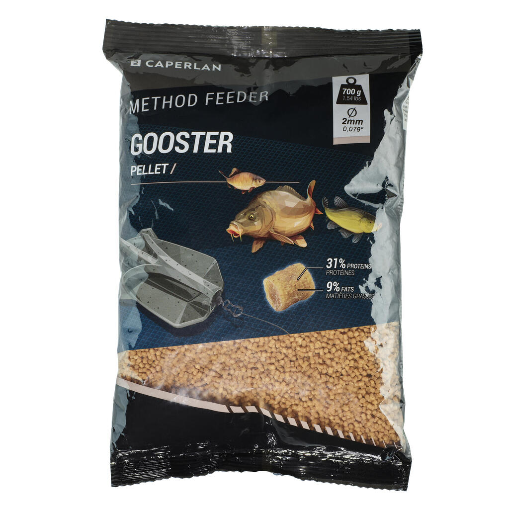 Gooster pelety feeder 2 mm 700 g na lov na Method feeder