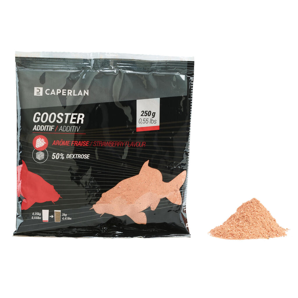 Barības piedeva pludiņmakšķerēšanai “Gooster”, pulverveida, zemeņu