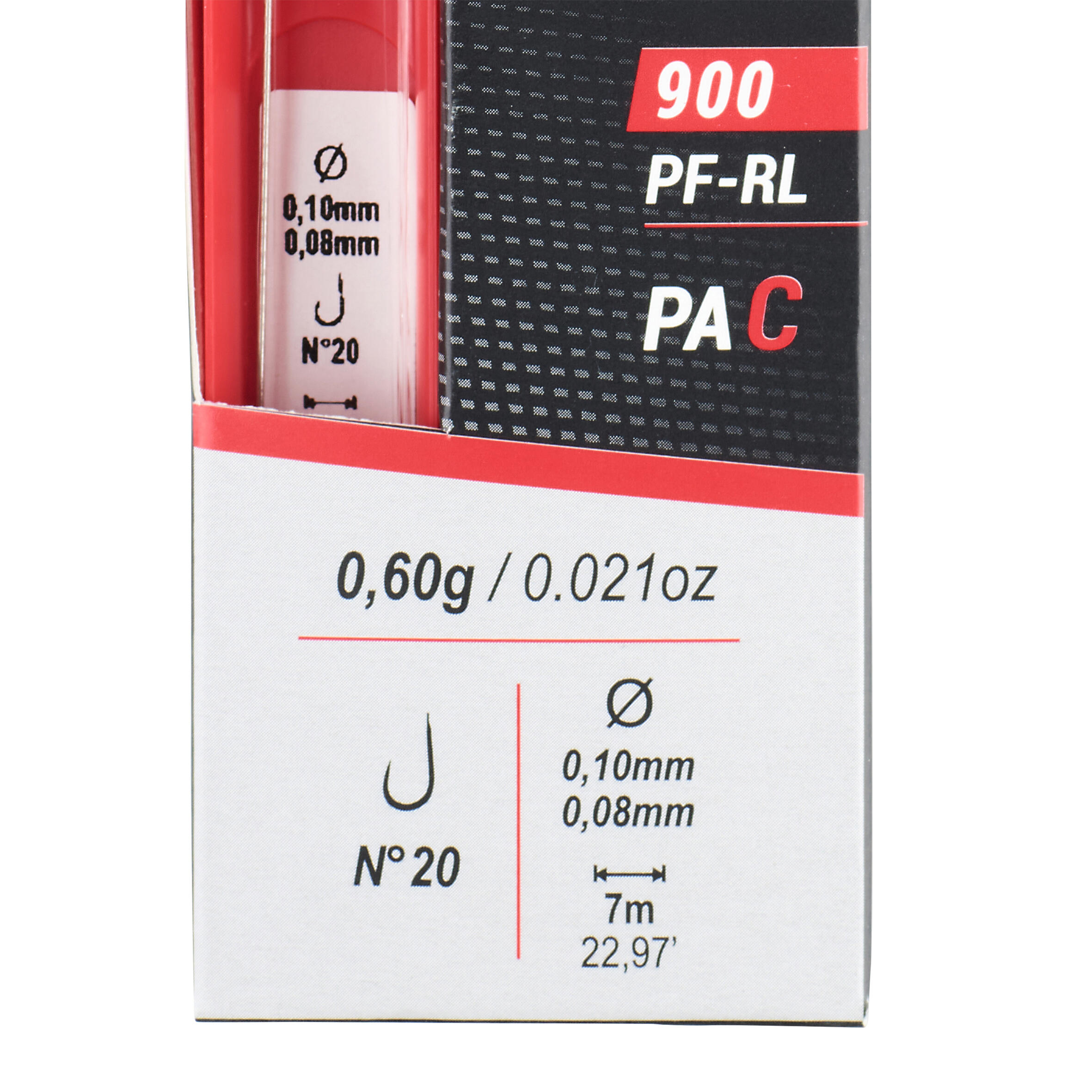 LIGNE MONTEE PF-RL900 C 0,6g POUR LA PECHE AU COUP EN CANAL 3/6