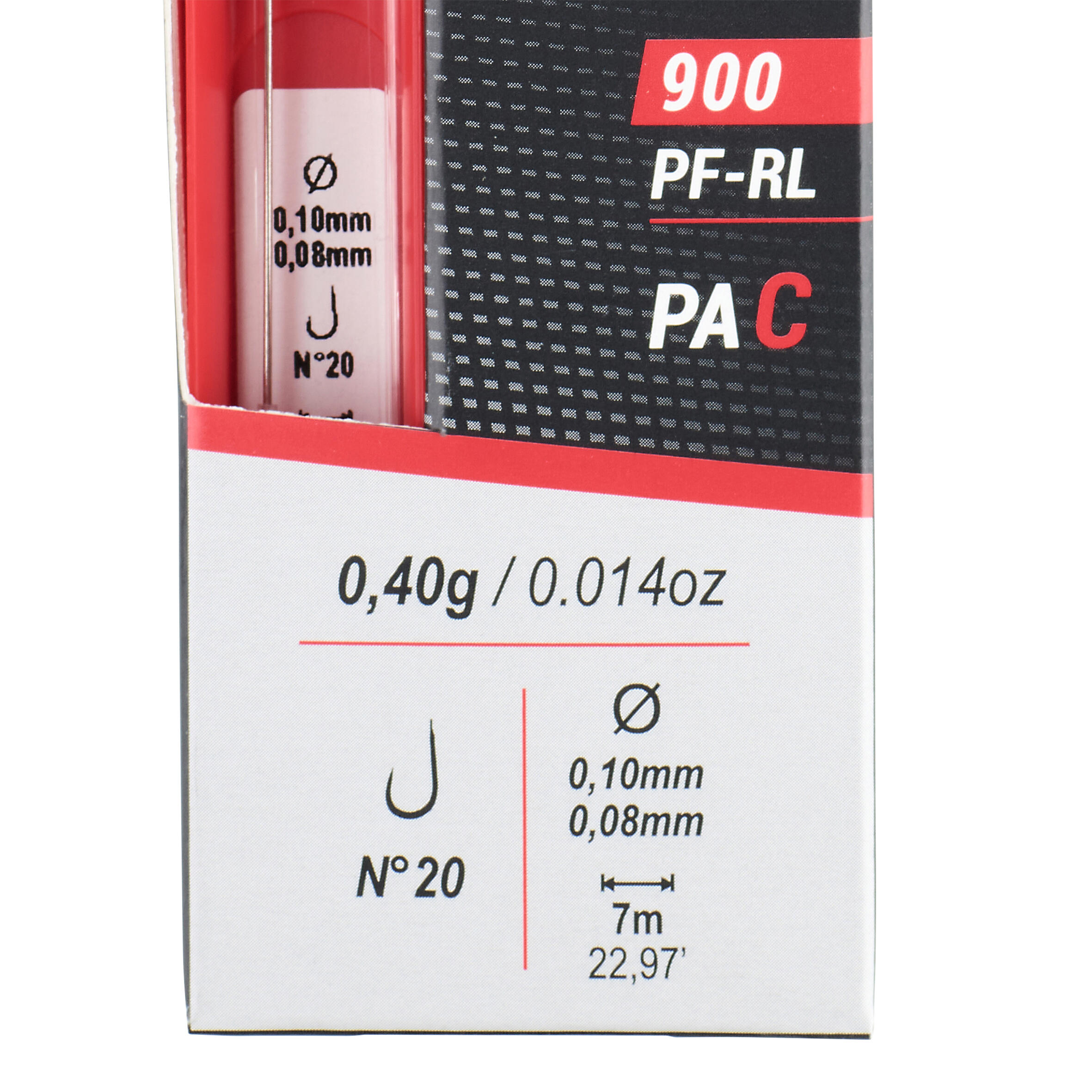 LINHA MONTADA PF-RL900 C 0,4 g PARA A PESCA DIRETA EM CANAL 3/6