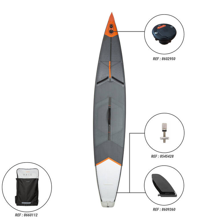 Inflatable stand-up paddle board Race 14'27" - R500