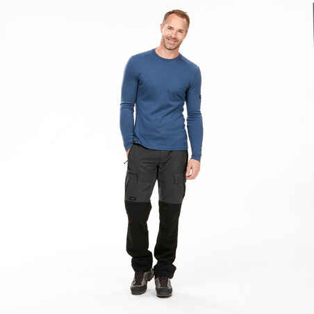 Men's Long-sleeve 100% Merino Wool T-shirt - MT500