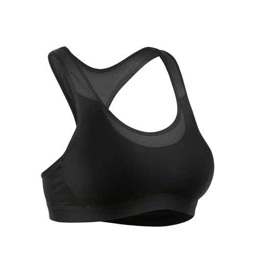 
      Sport-Bustier Damen Merinowolle - MT500 schwarz
  