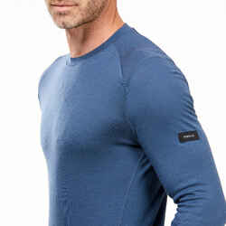 Men's Long-sleeve 100% Merino Wool T-shirt - MT500