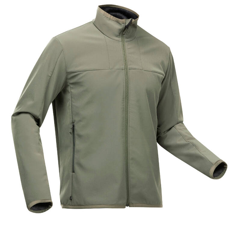 Men warm and windproof jacket  - mt 100 - khaki