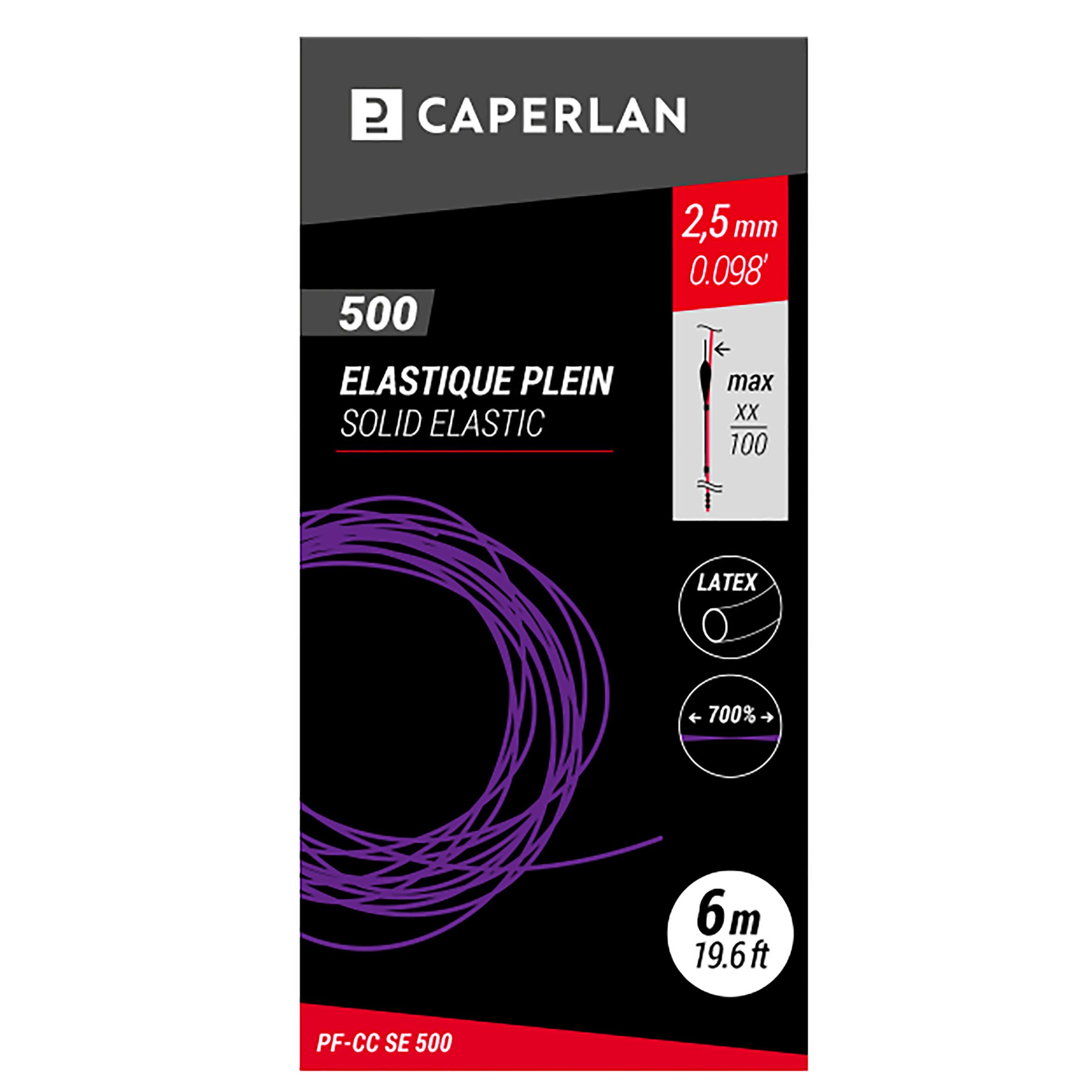 MASSIEF LATEX ELASTIEK PF CC SE 500 2,5 MM 6 M 4/5