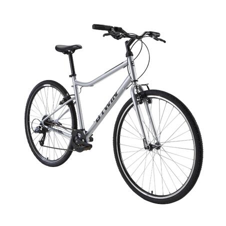 VÉLO TOUT CHEMIN RIVERSIDE 120 GRIS METAL