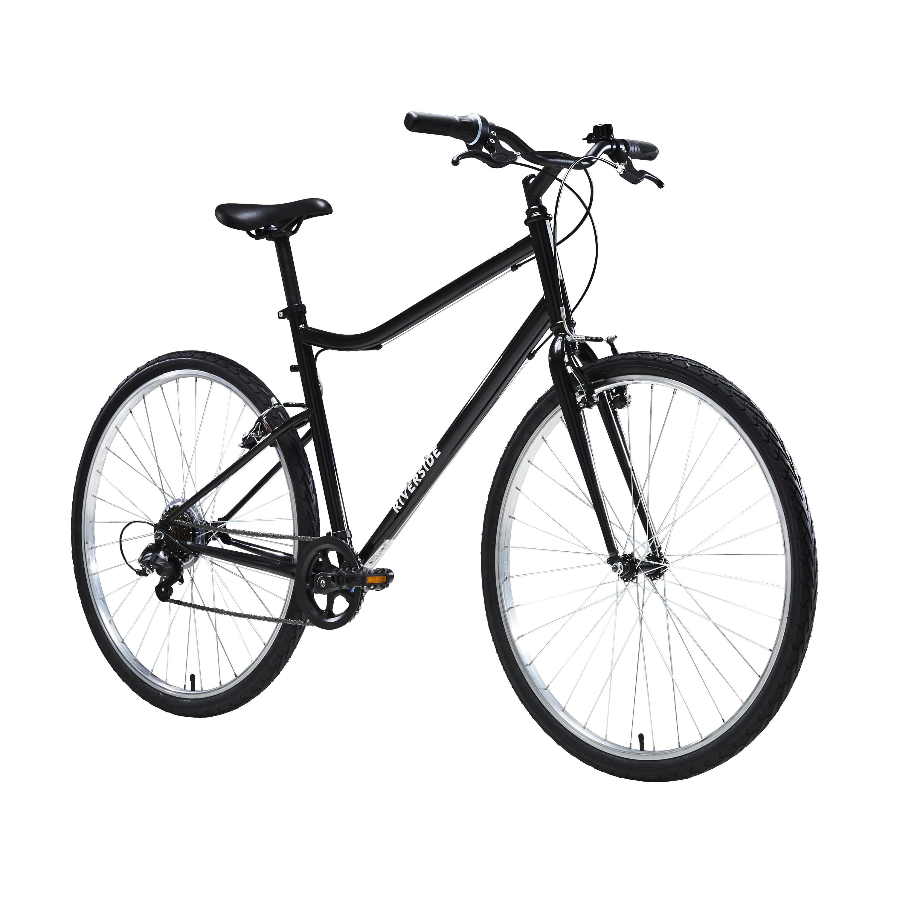 Bicicleta Trekking Riverside 100 Negro 23/36