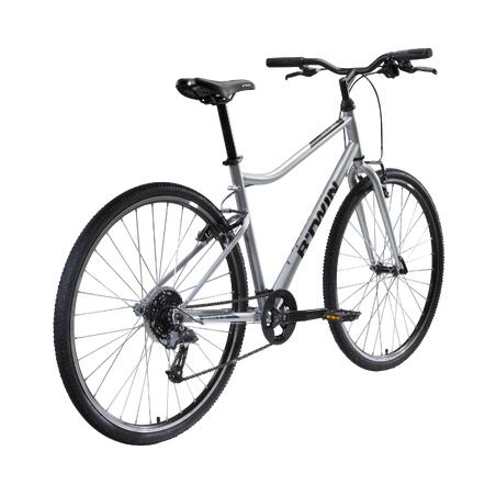 VÉLO TOUT CHEMIN RIVERSIDE 120 GRIS METAL