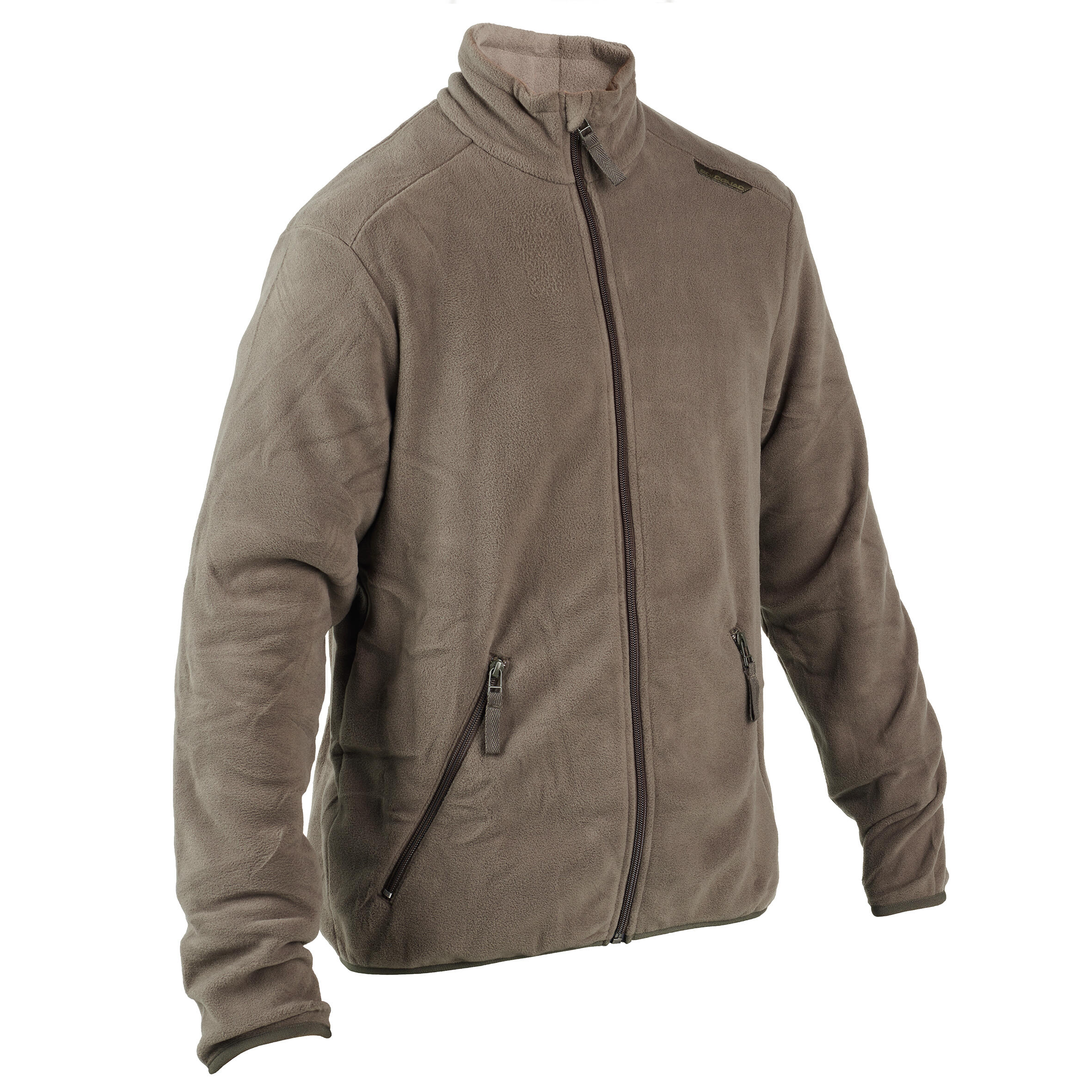 Base Layer Fleece Jacket - 100 Green - Dark ivy green - Solognac ...