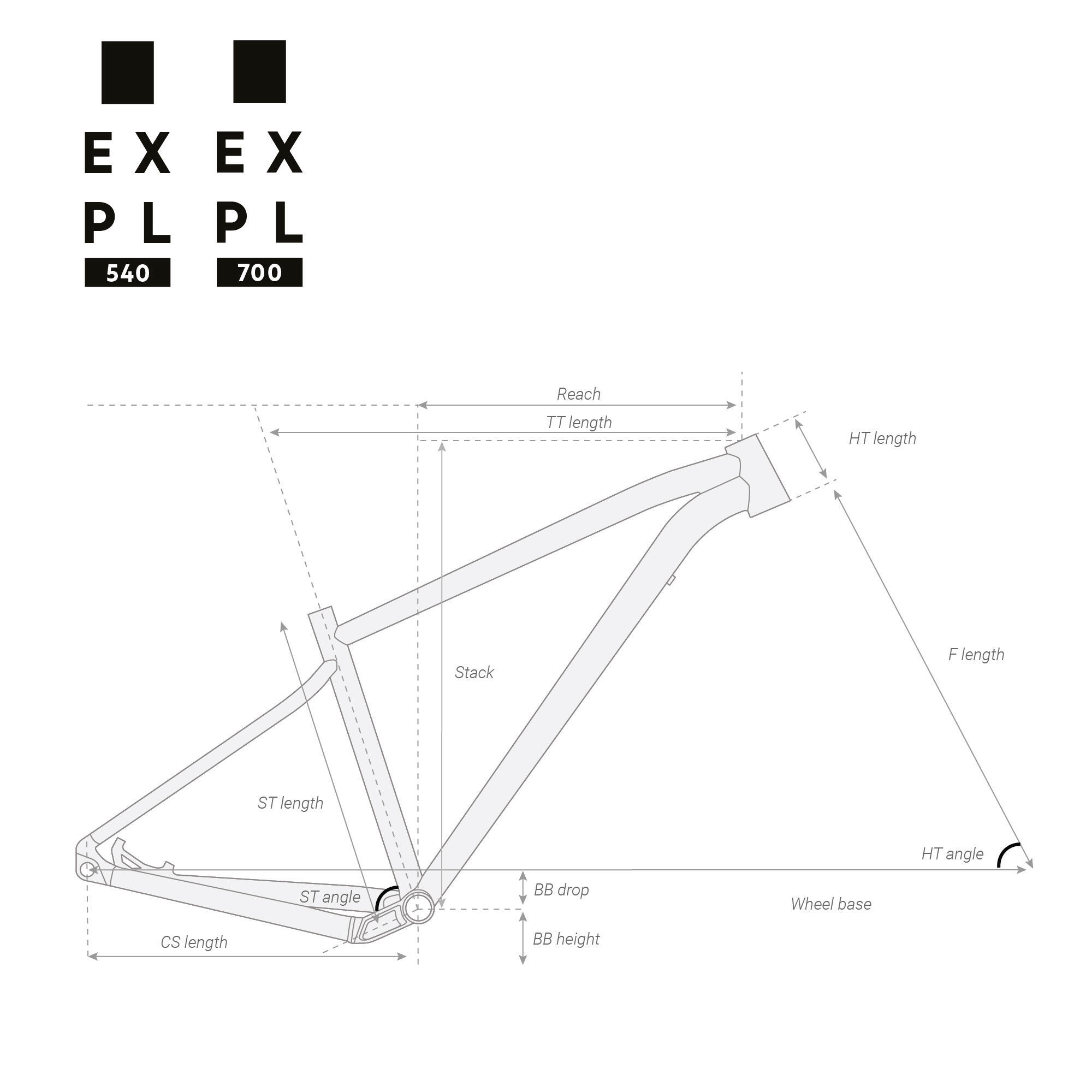 29 inch Touring Mountain Bike Explore 540 - Plum / Black 9/12