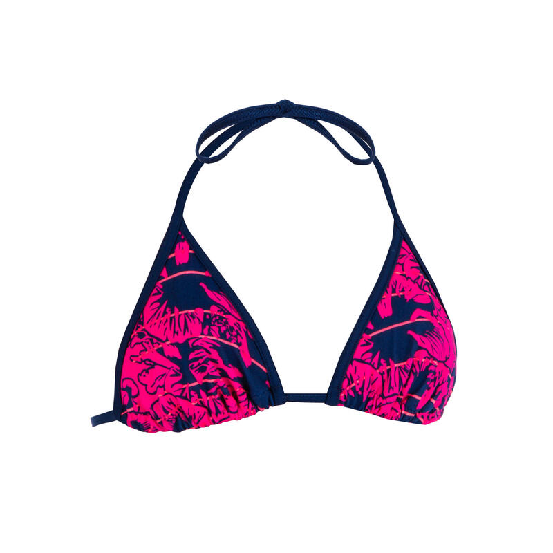 Bikini-Oberteil Damen Triangel Mae Wako rosa/dunkelblau