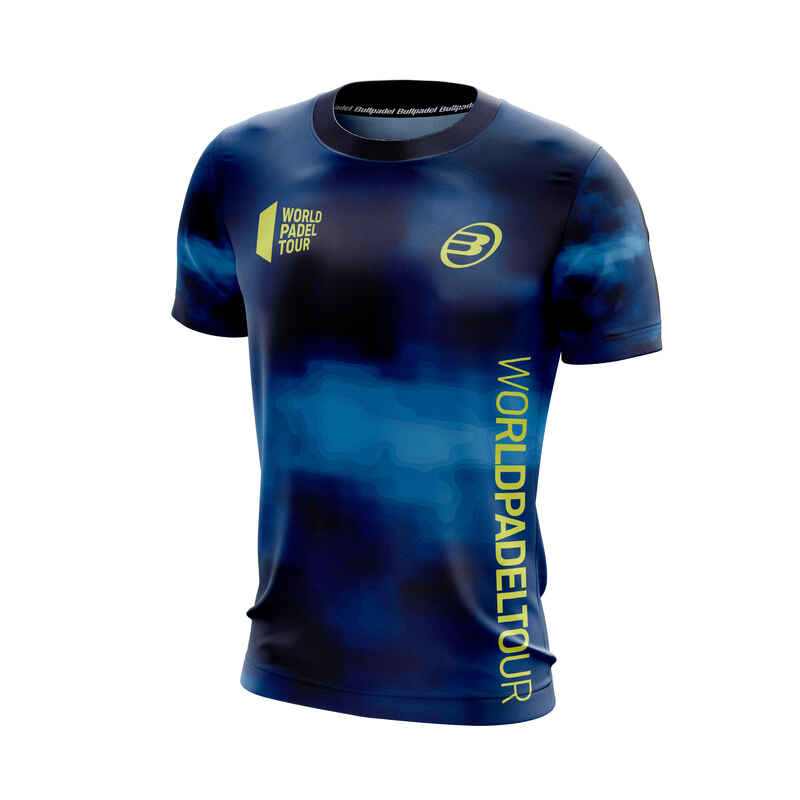 Padel T-Shirt Herren Vaupes 400 blau Media 1