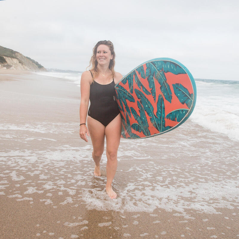 Bañador Mujer surf multiposición negro. Disponible en talla grande