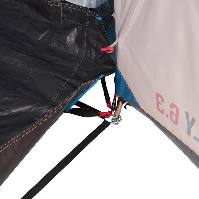 Familienzelt Stangenaufbau Arpenaz 6 3 Fur 6 Personen In 3 Kabinen Quechua Decathlon