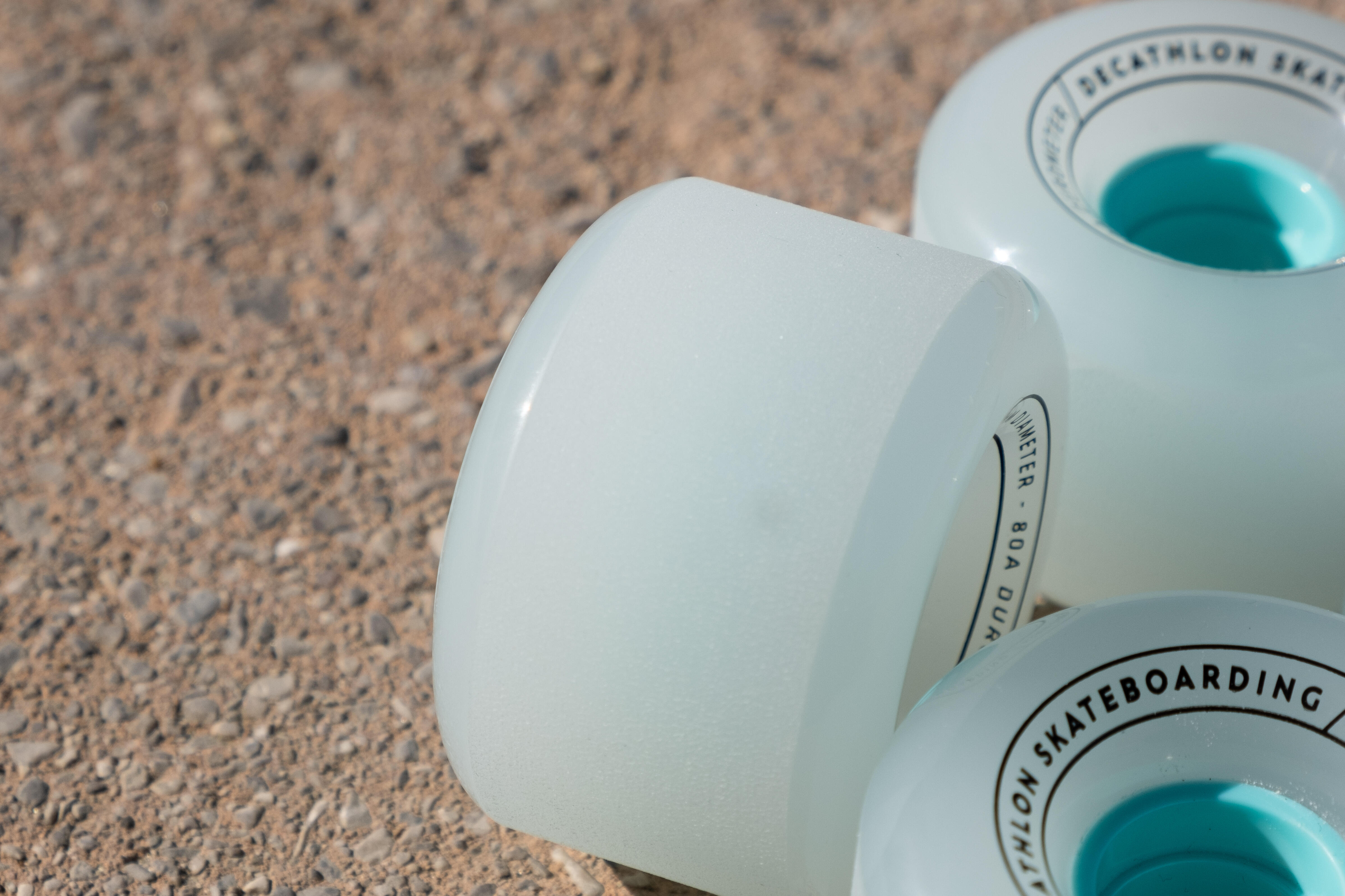 65 mm 80A Longboard Cruiser Surfskating Wheels 4-Pack  - DECATHLON