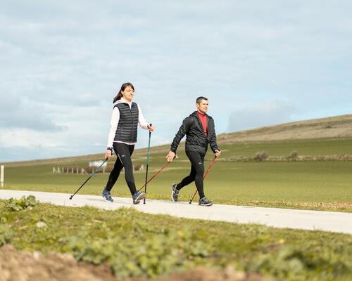 marche sportive à marche nordique