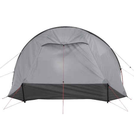 خيمة QuickHiker الخفيفة لشخصين لرحلات التنزه والتخييم - رمادي فاتح