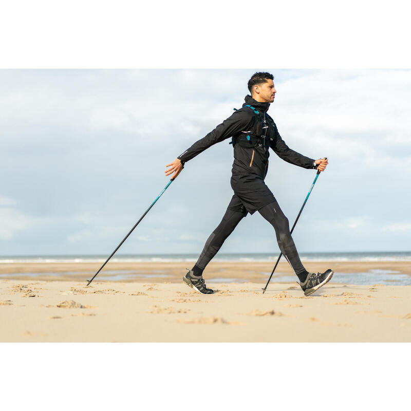 Bastoncini nordic walking NW P 700 acciaio carbonio azzurri