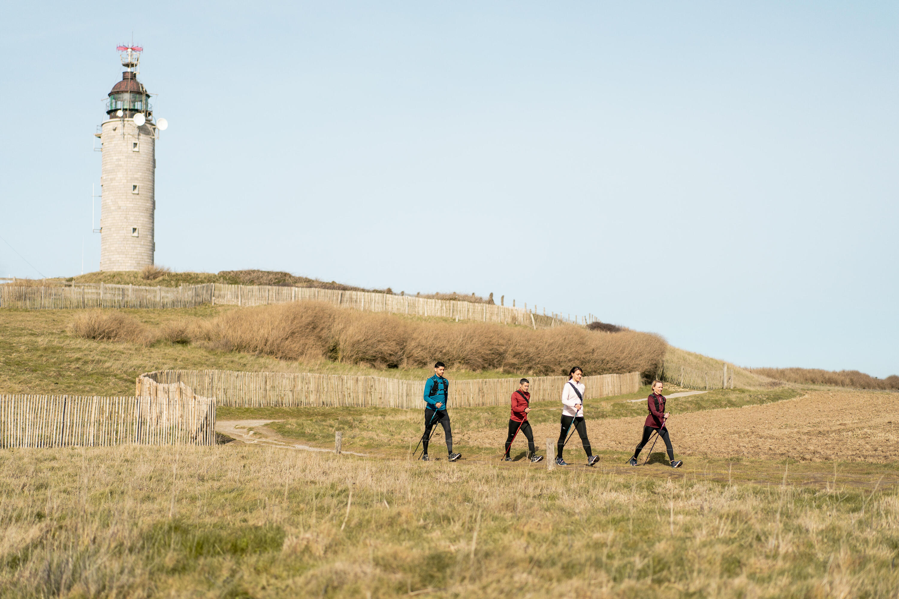 Nordic Walking Stöcke Carbon - NW P500 bordeaux 17/19
