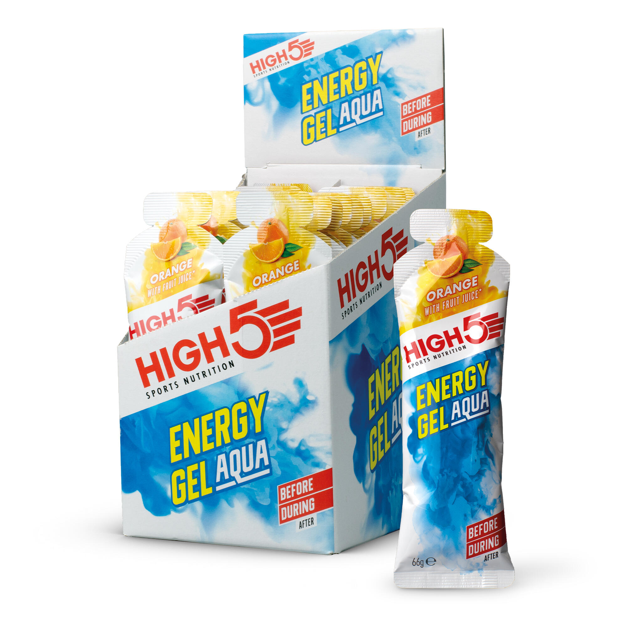 HIGH5 Energy Gel Aqua Orange 20 x 66g