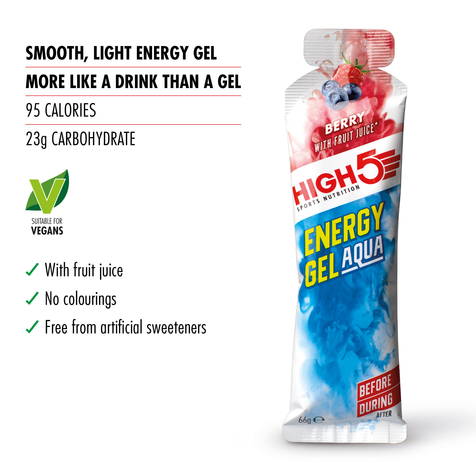 Energy Gel Aqua Berry 20 x 66g 2/3