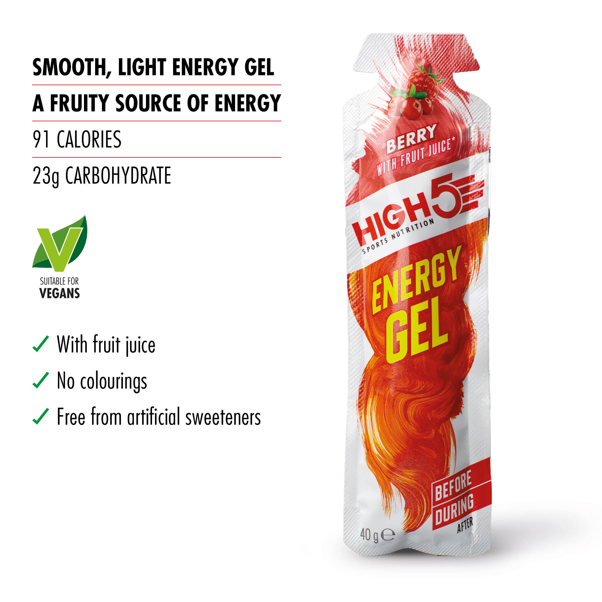 Energy Gel Berry 20 x 40g 2/3