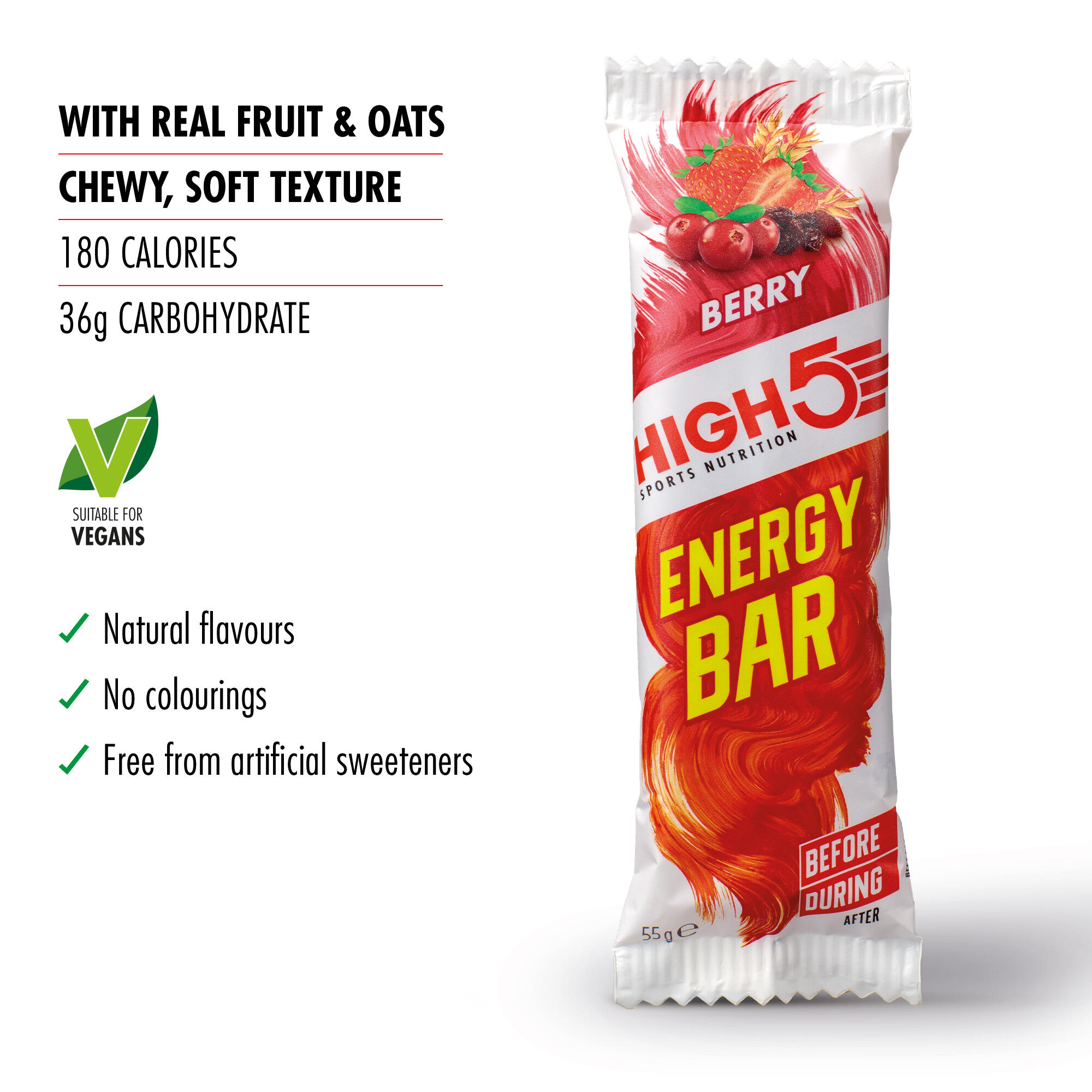 Energy Bar Berry 25 x 55g 2/3