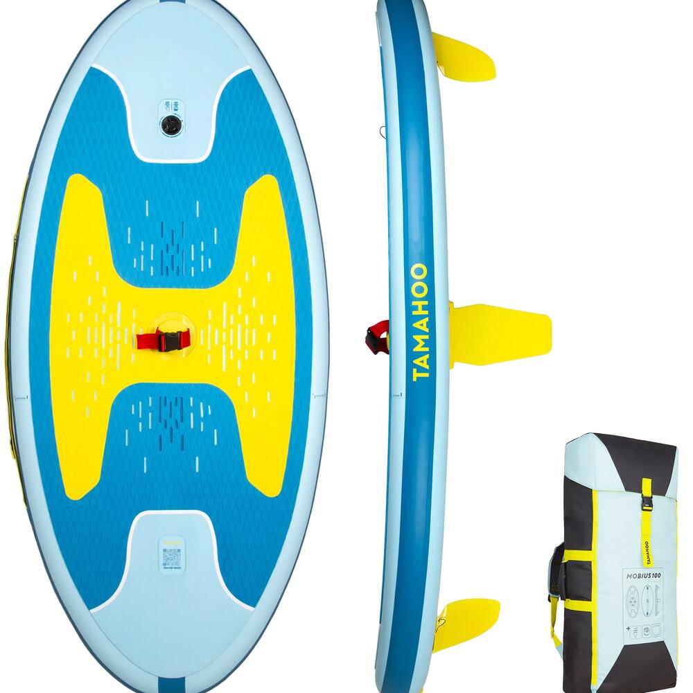 PLANCHE-GONFLABLE-WINDSURF-100-BLEUE