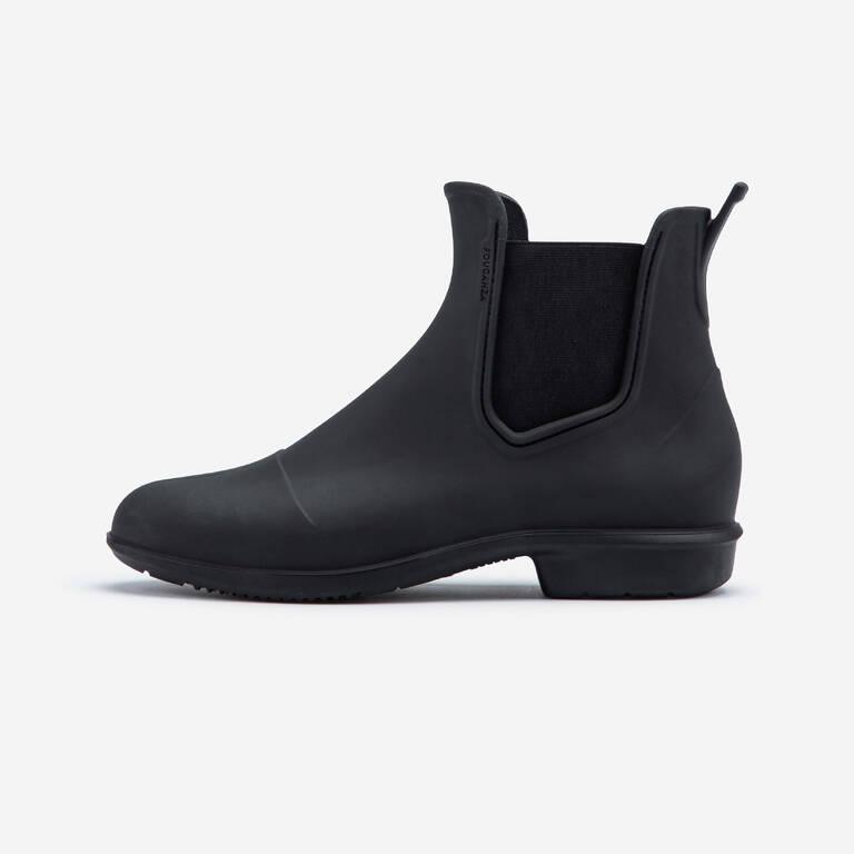 Jodhpur Boots Berkuda 100 Dewasa - Hitam