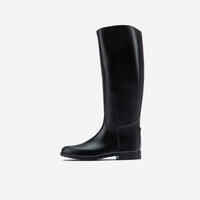 Schooling Adult Horse Riding Long Boots - Black