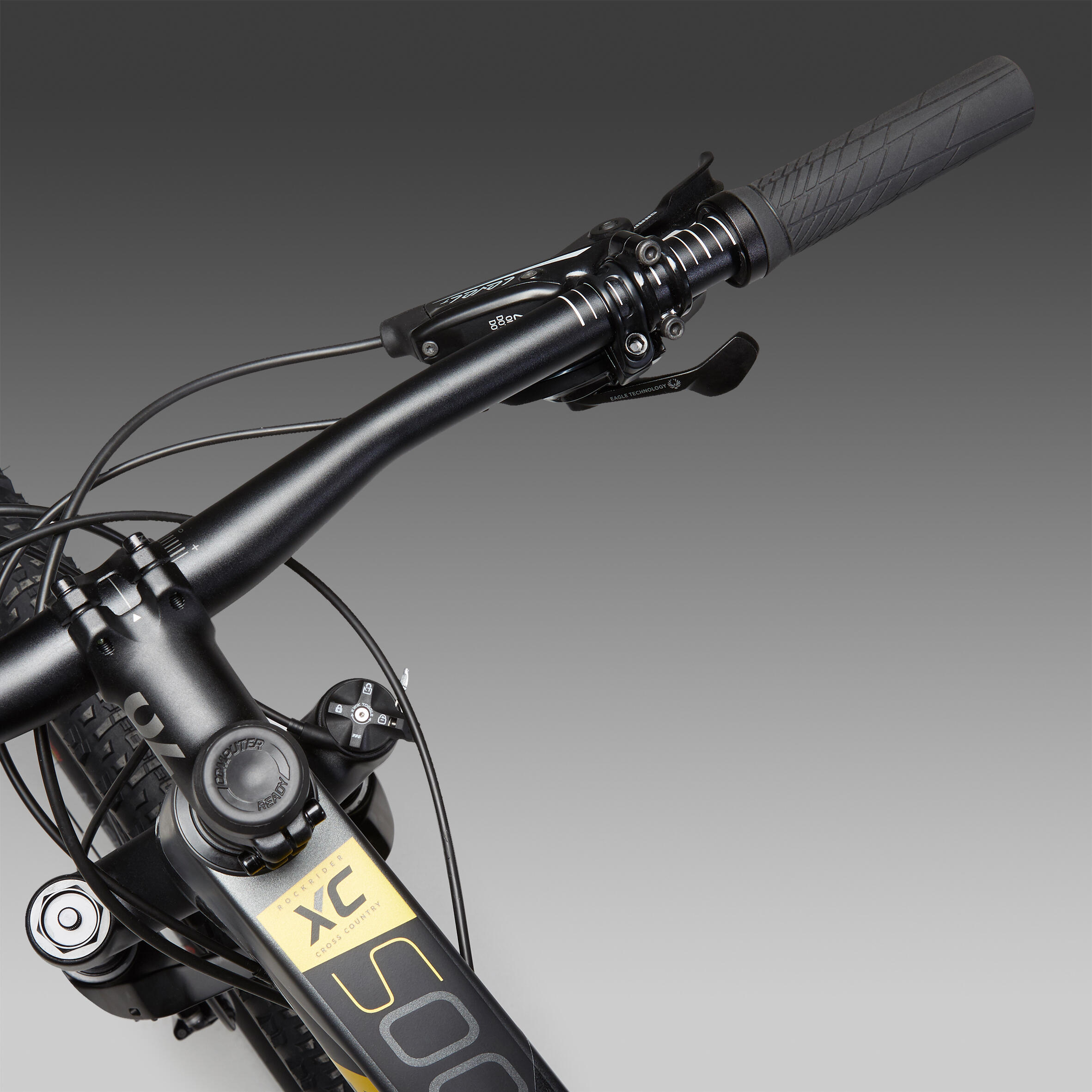 29 inch Full Suspension Carbon Mountain Bike XC 500 - Grey - Decathlon