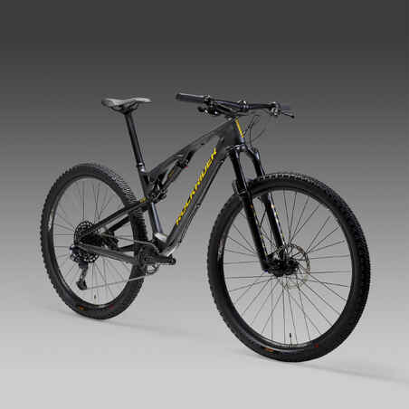 29 inch Full Suspension Carbon Mountain Bike XC 500  - Grey