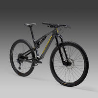 Sivi brdski bicikl za kros-kantri XC 500 S sa aluminijumskim i karbonskim ramom