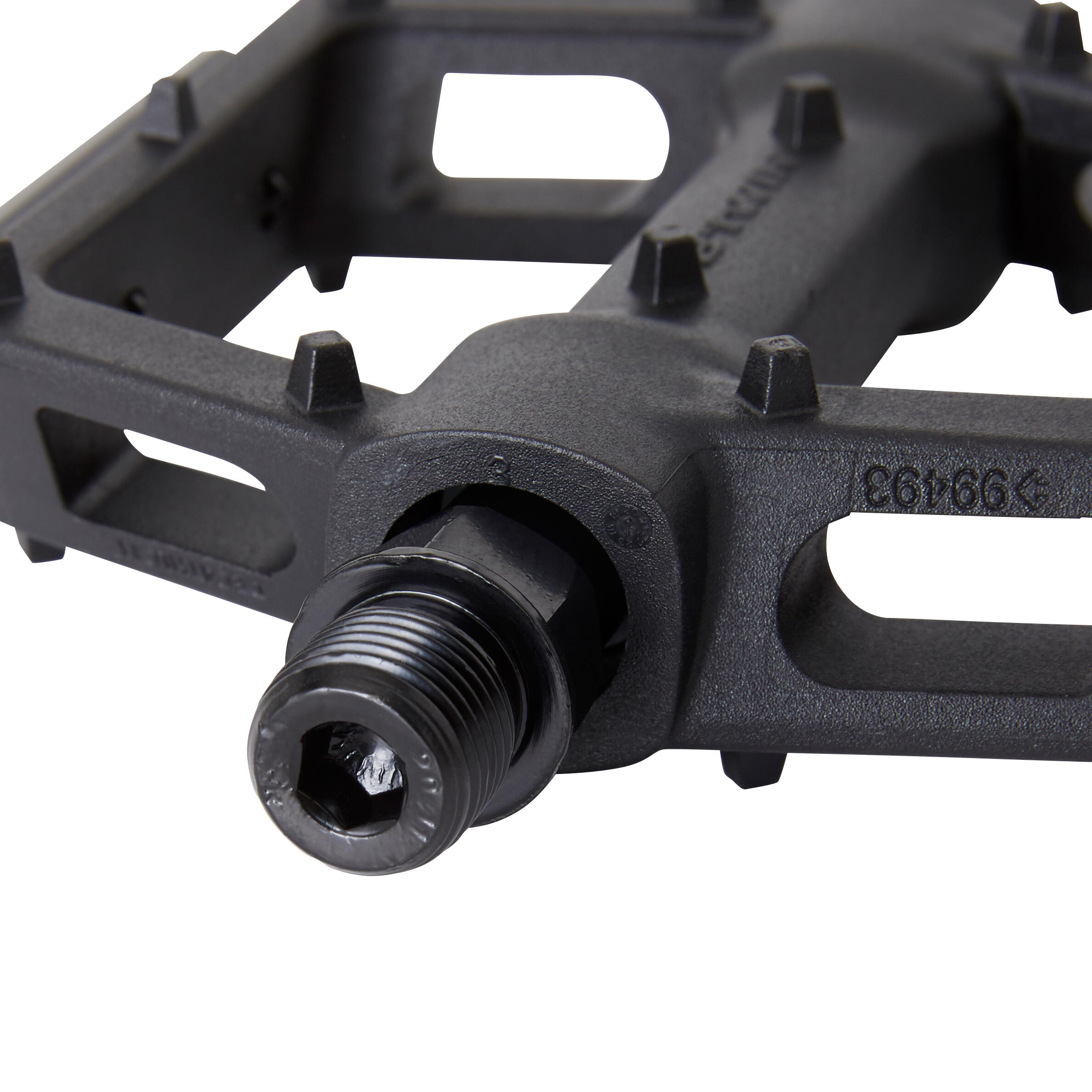 Flat Mountain Bike Pedals - Grip 520 9/16 Black
