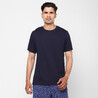 Men Cotton Blend  Gym T-shirt Regular fit 500 - Navy Blue