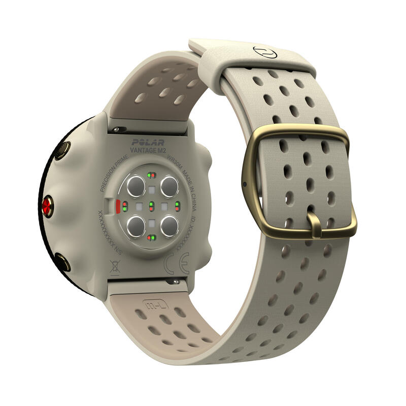 Multisport horloge met gps en hartslagmeting Vantage M2 goudkleurig