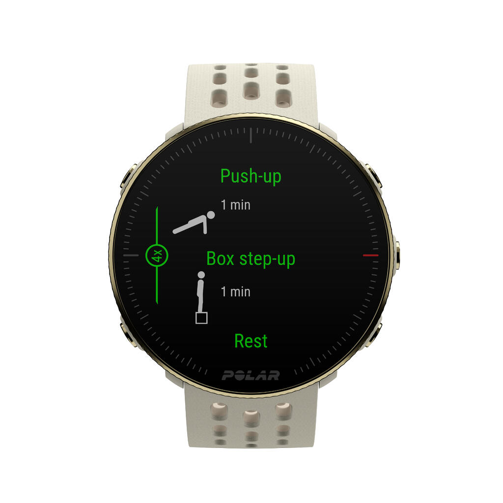 GPS-Uhr Smartwatch Multisportuhr mit Herzfrequenzmessung Polar - Vantage M2 gold