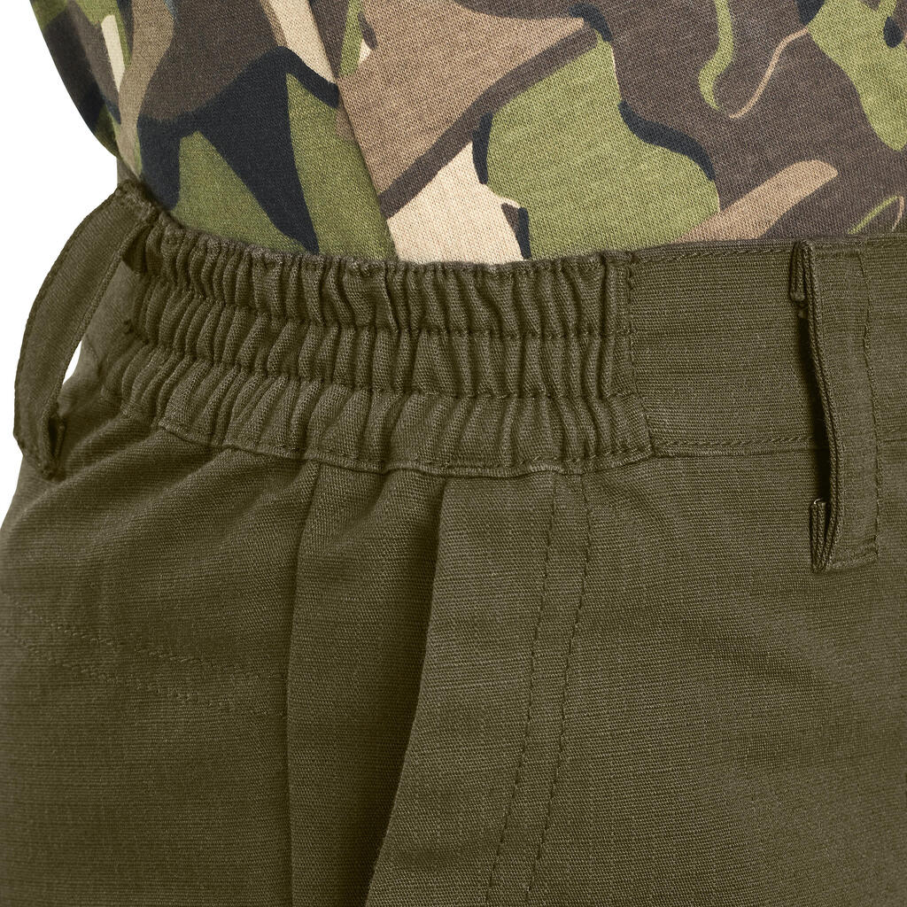 Junior hunting Bermuda shorts 500 green