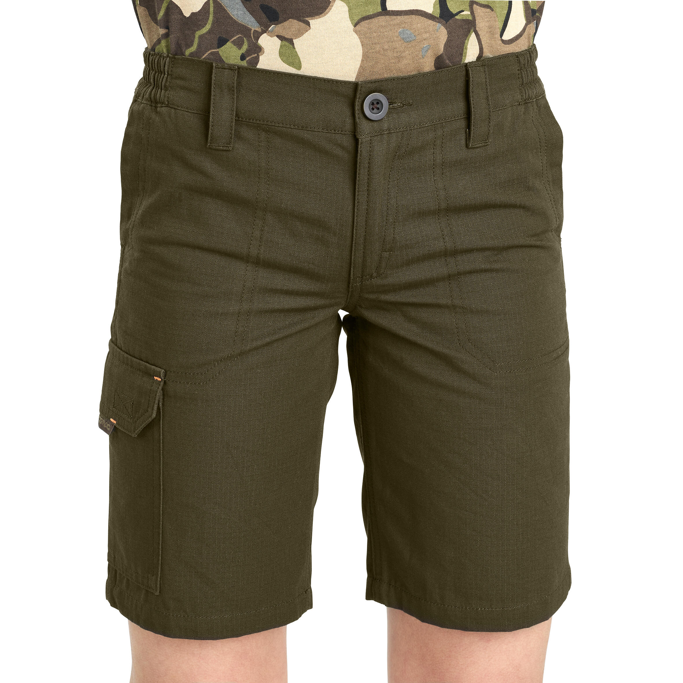 Bermudas Pantalon Corto De Caza Nino Solognac 500 Marron Decathlon